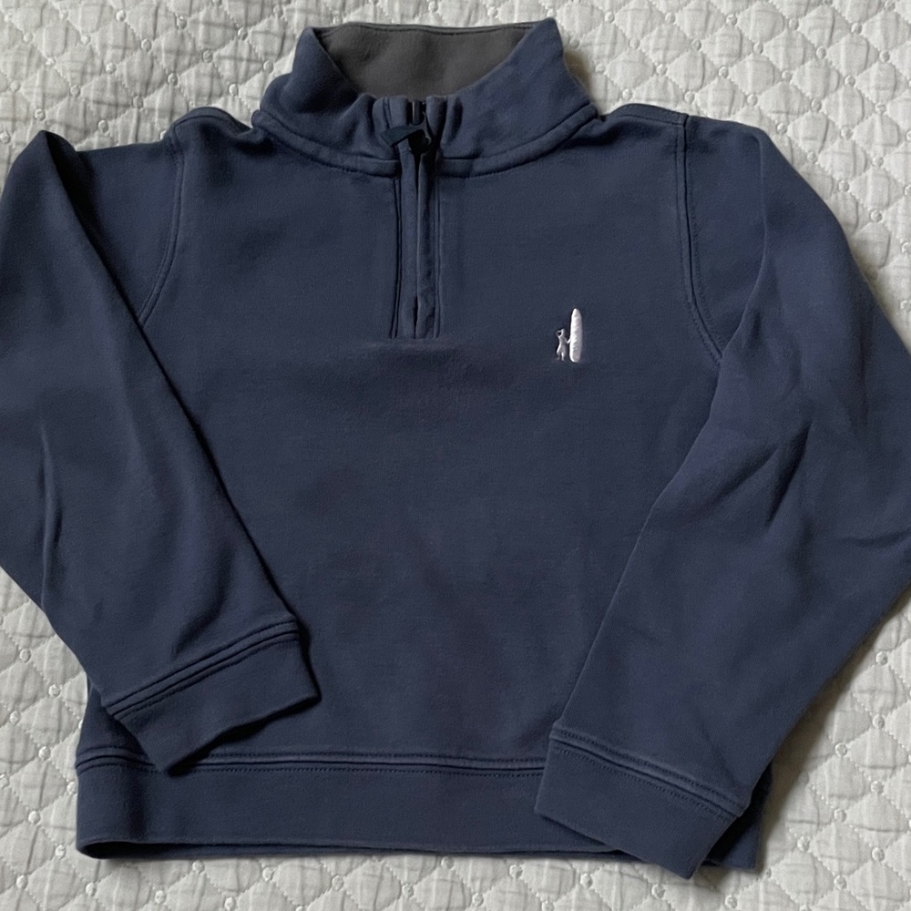 johnnie-O Deep Blue Half-Zip Top